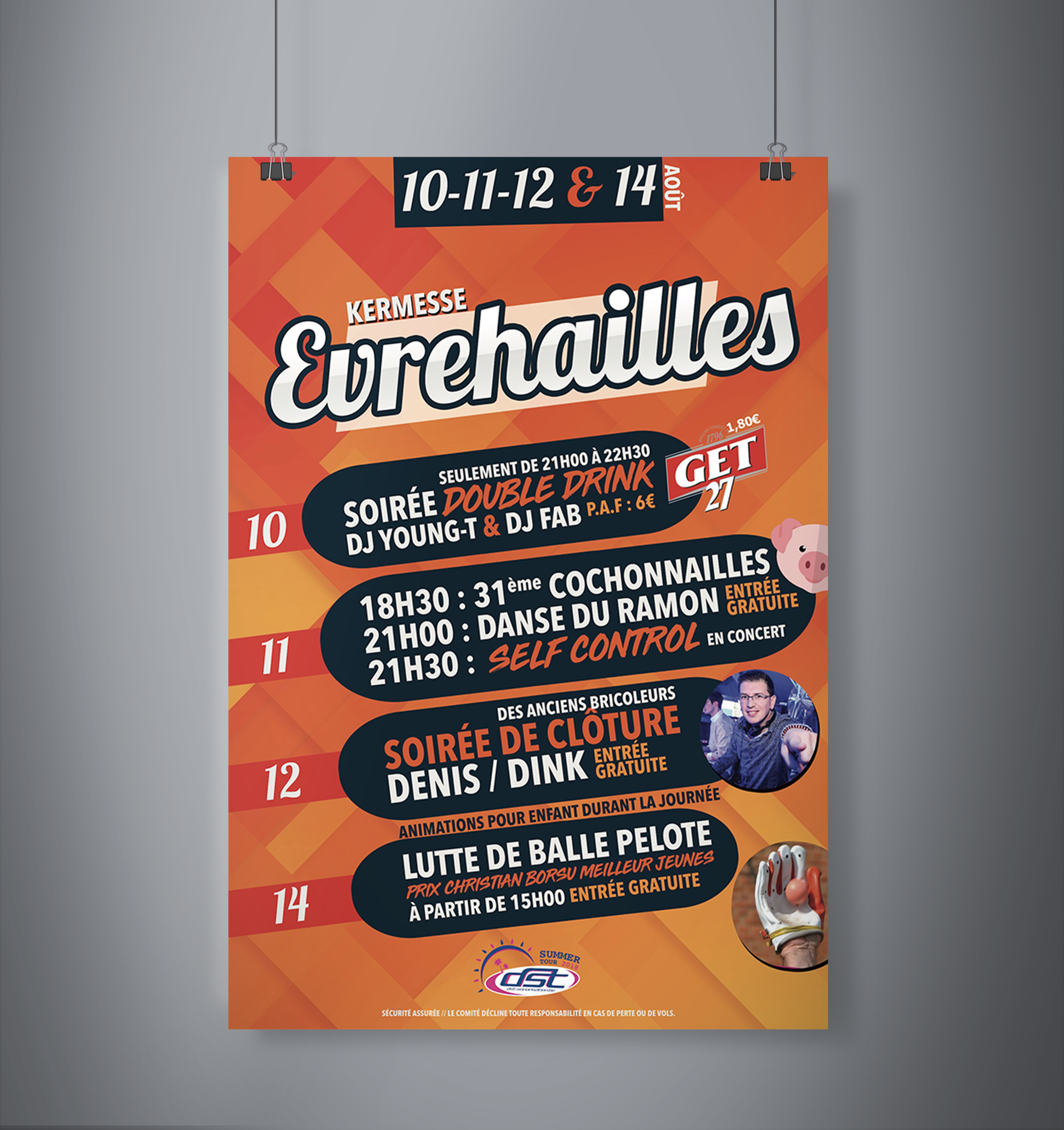 Affiche Kermesse Evrehailles Duoplus